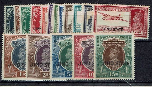 Image of Indian Convention States ~ Jind SG 109/25 LMM British Commonwealth Stamp